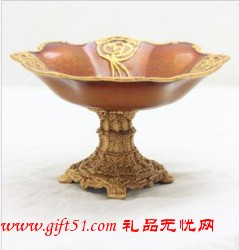 漆金梅花果盤(pán)/點(diǎn)心盤(pán)