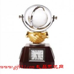 時來運(yùn)轉(zhuǎn)水晶地球儀商務(wù)定制 會議禮品