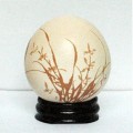 蛋雕刻工藝品,新奇特色禮品定制