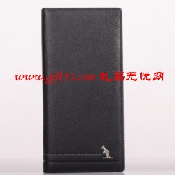 男士長(zhǎng)款錢包定做 西裝夾定制 皮具禮
