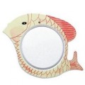 紅鯉魚(yú)USB保溫杯墊定制,年年有魚(yú)保溫碟墊定做