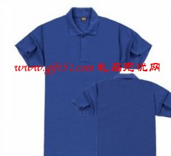 藍色翻領(lǐng)廣告T恤衫