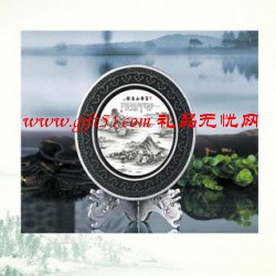 富春山居圖浮雕碳盤(pán)
