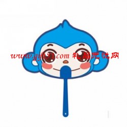可愛(ài)卡通猴子廣告扇子 個(gè)性創(chuàng)意PP扇